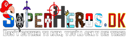 Banner for Superheros 20 års jubilæum