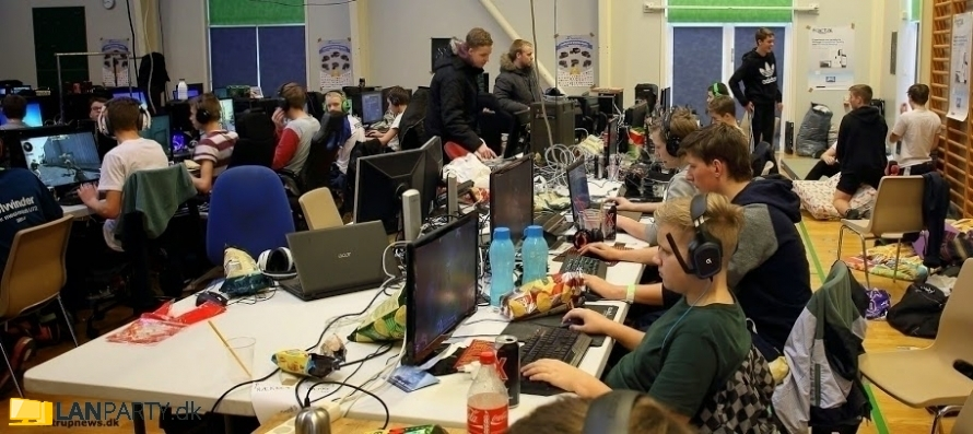 Billede fra Tistrup Lan Party