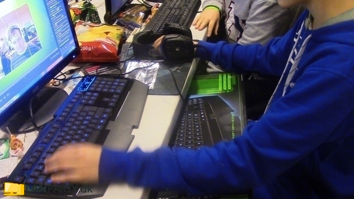 Billede fra Tistrup Lan Party
